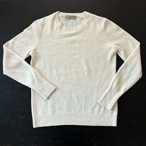 Everlane Cashmere Crewneck - Cream, Small